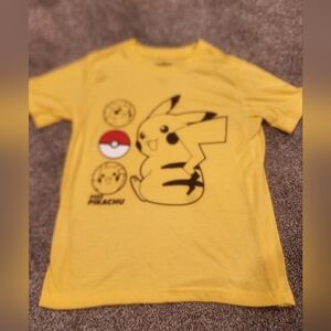 Pokemon Yellow Pikachu Short Sleeve Tee